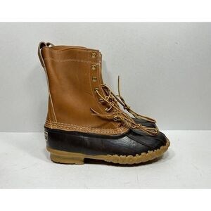 Women's Tan and Black Duck Boots
